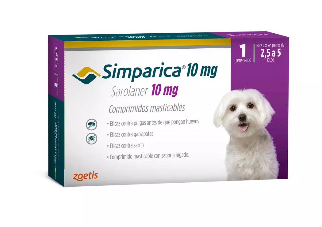 simparica 10mg 2.5 a 5